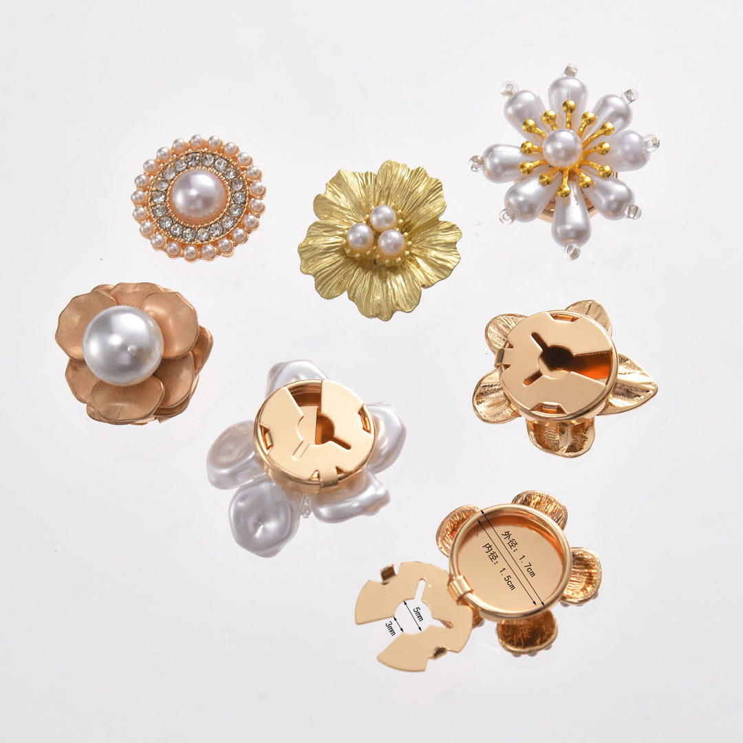 Pearl cufflinks（Three-piece pack）