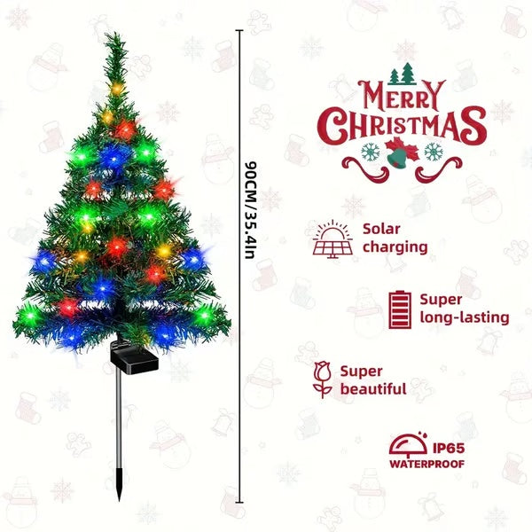 Solar Christmas tree