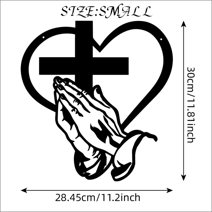 Sacred Heart Metal Wall Decor