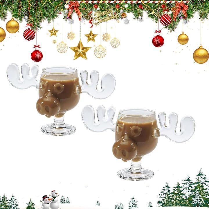 Glass Moose Mug