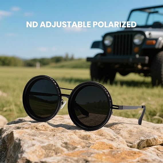 Adjustable tint sunglasses