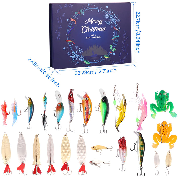 Christmas Fishing Lure Set