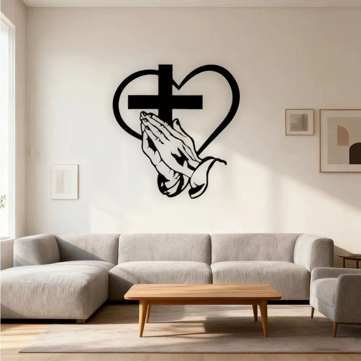 Sacred Heart Metal Wall Decor