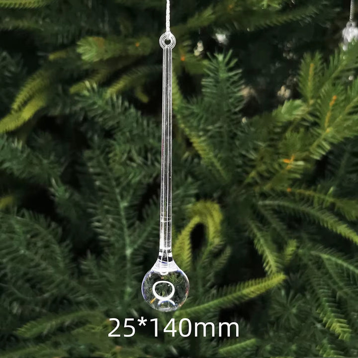 Christmas tree crystal ornaments