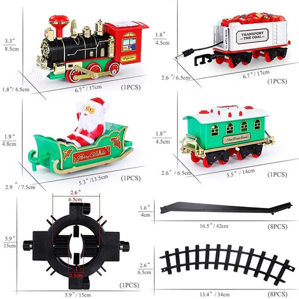 Christmas Tree Train Set