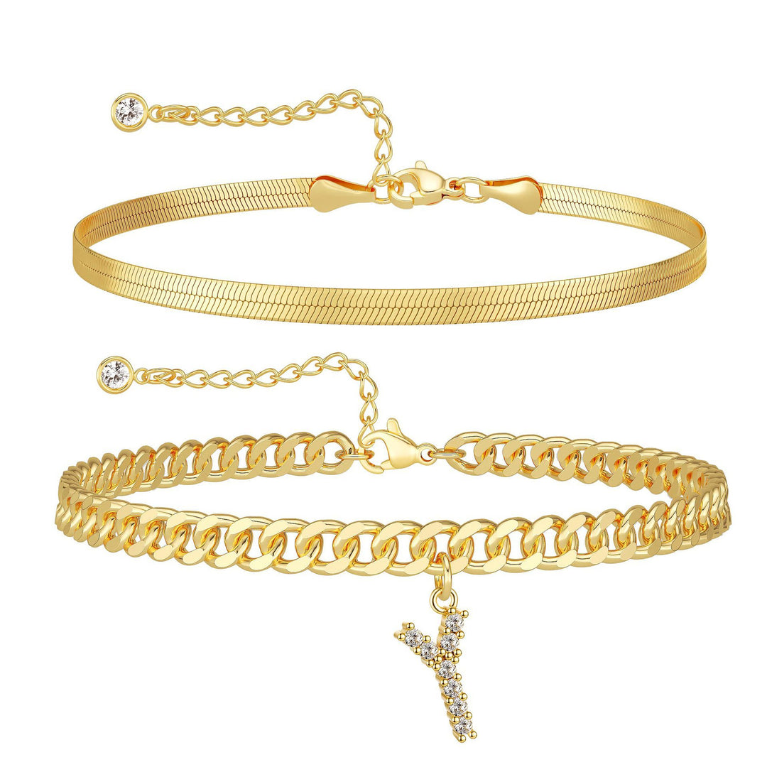 Double-layer initial anklet