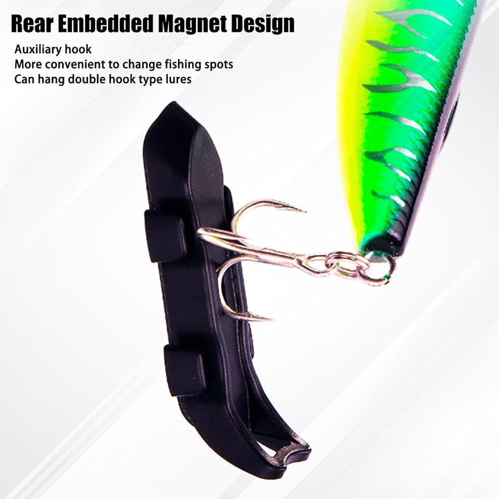 Magnetic fish hook holder