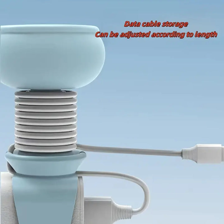 Cute Portable Charger Data Cable Storage Box