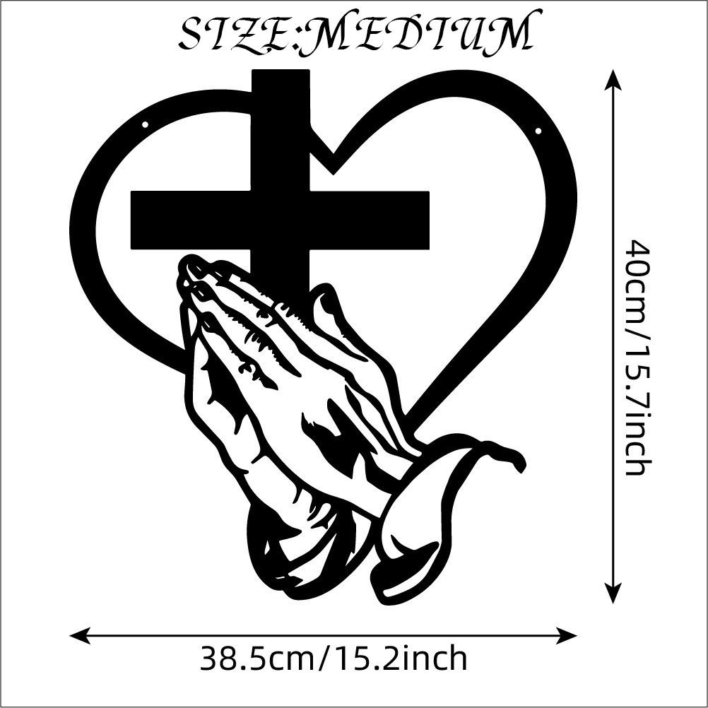 Sacred Heart Metal Wall Decor